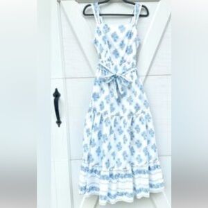 Haute Hippie nwt blue/white dainty sundress